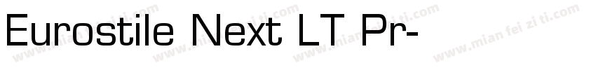 Eurostile Next LT Pr字体转换